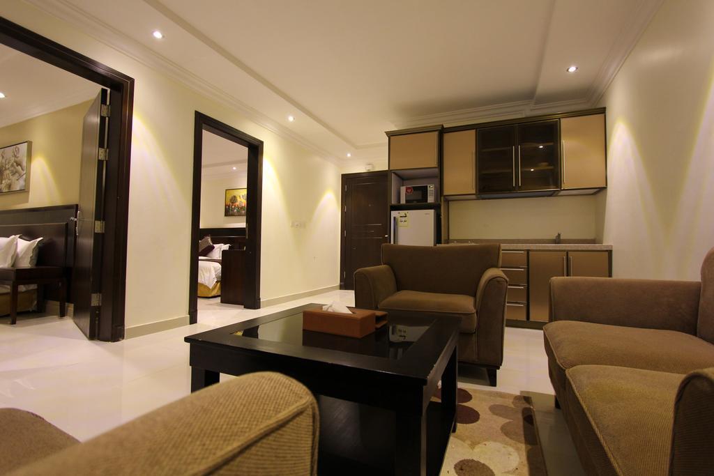 Taleen Alaqiq Hotel Apartments Rijád Szoba fotó